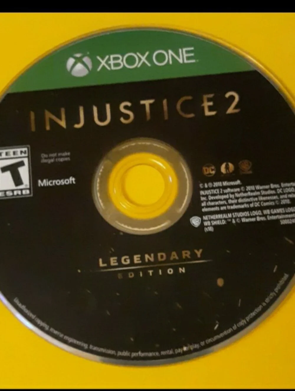 Microsoft Injustice 2 Legendary Edition Disc - Black & Green